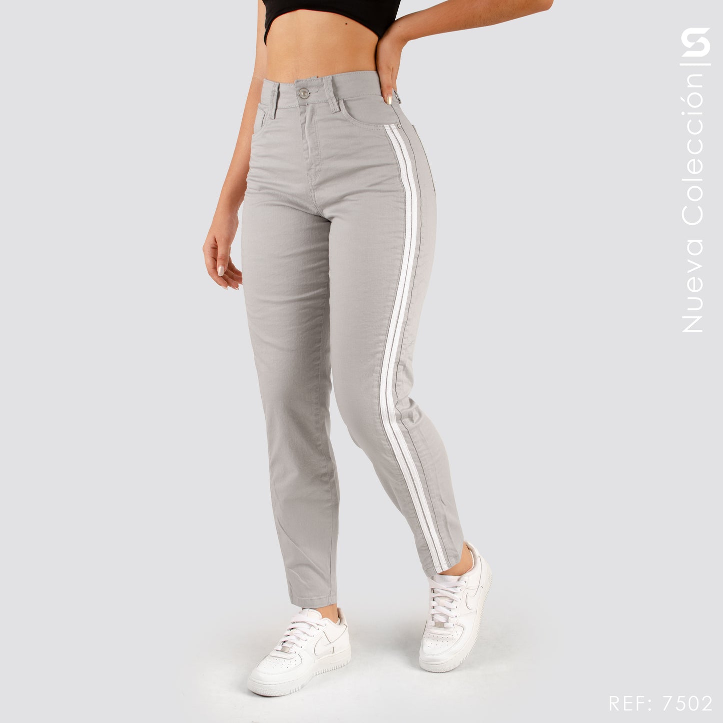 Pantalón Mom Jeans Tiro Alto S7502