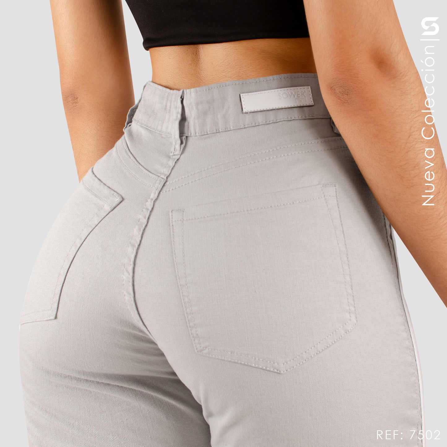 Pantalón Mom Jeans Tiro Alto S7502