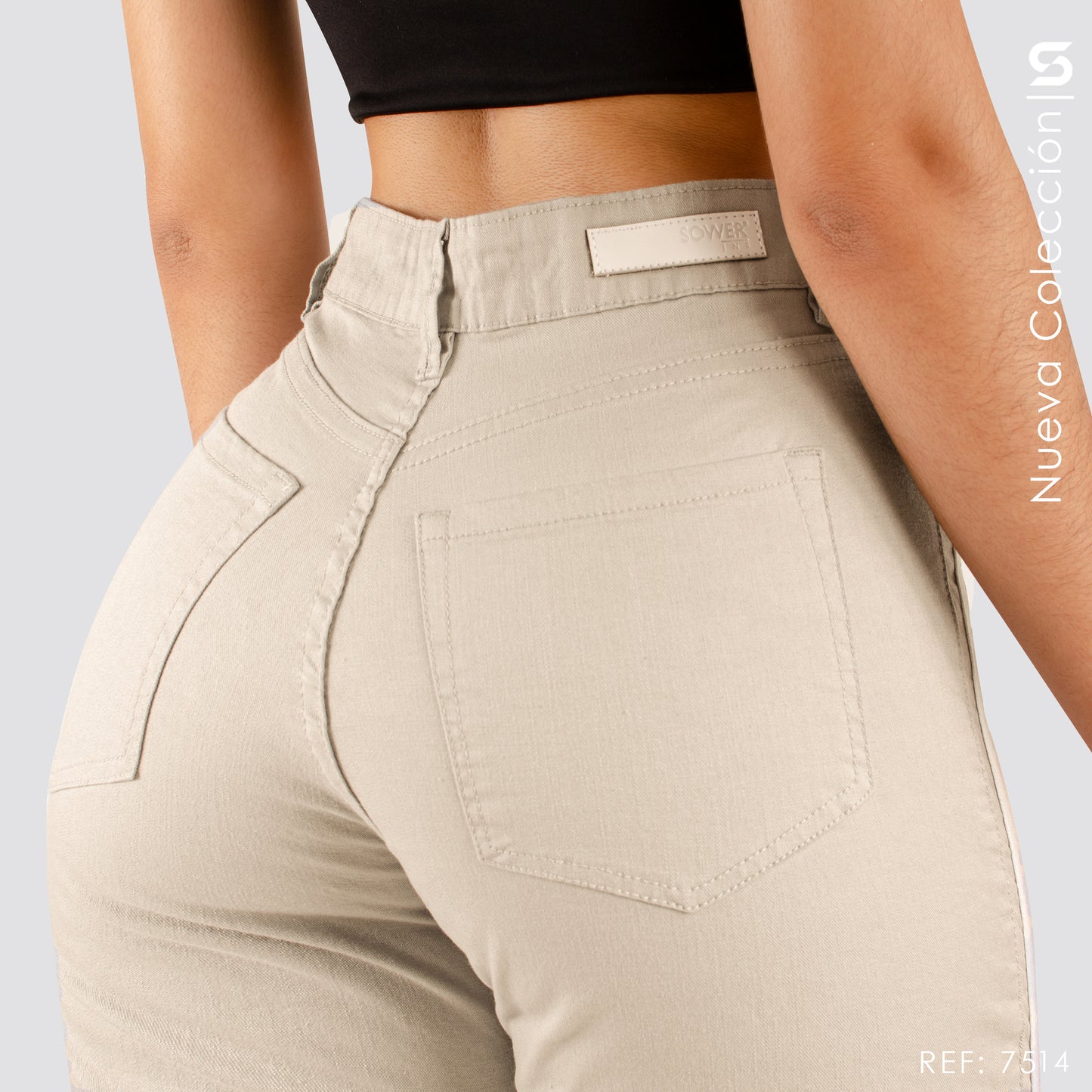 Pantalón Mom Jeans Tiro Alto S7514