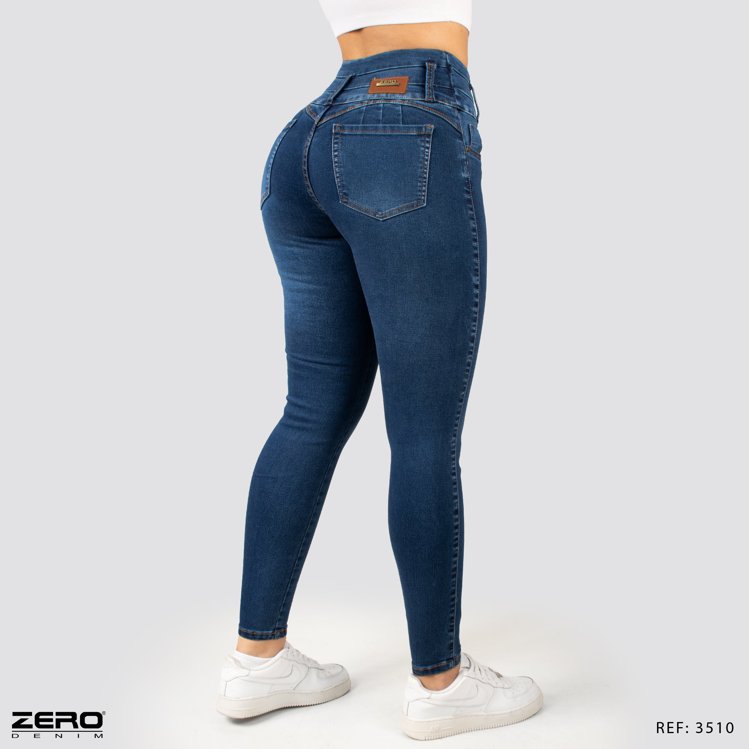 Jeans Skinny Tiro Alto 3510