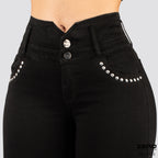Jeans Skinny Tiro Alto 3512-P