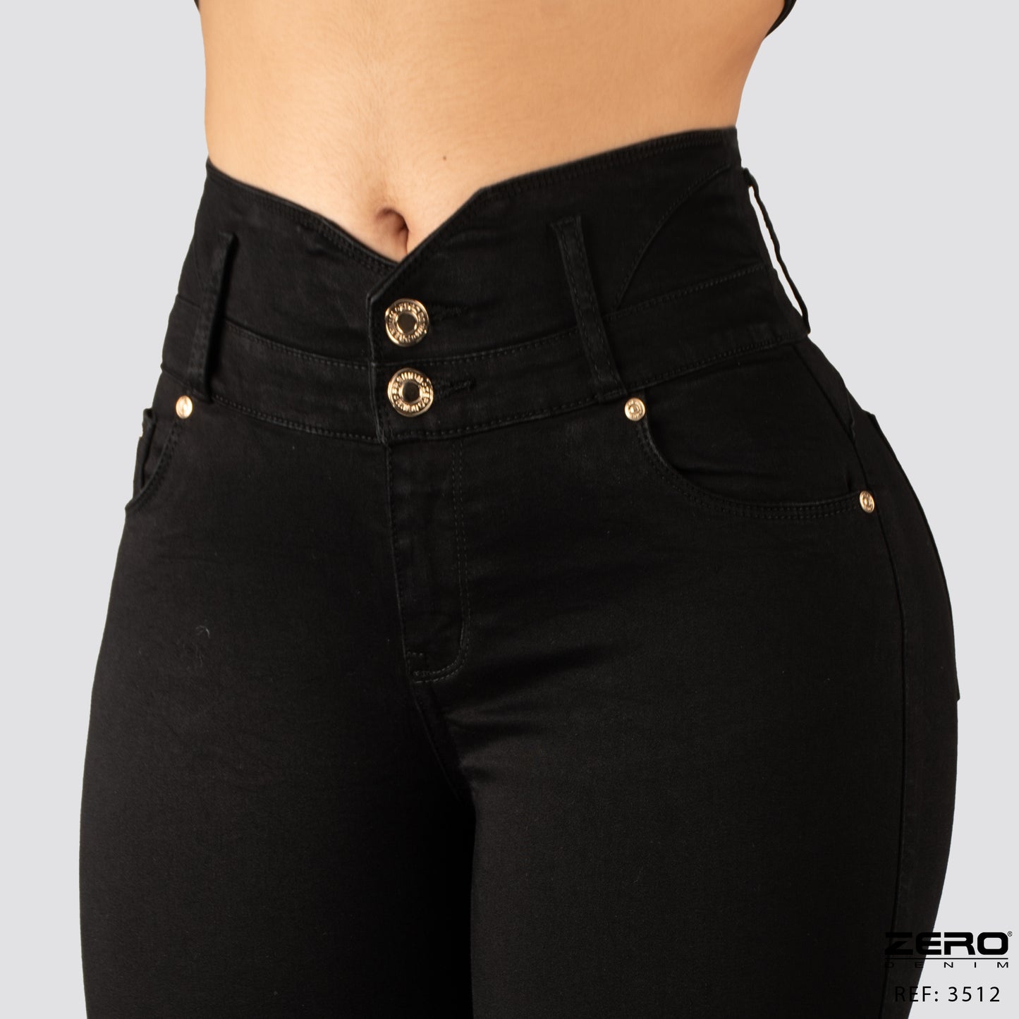 Jeans Skinny Tiro Alto 3512-D