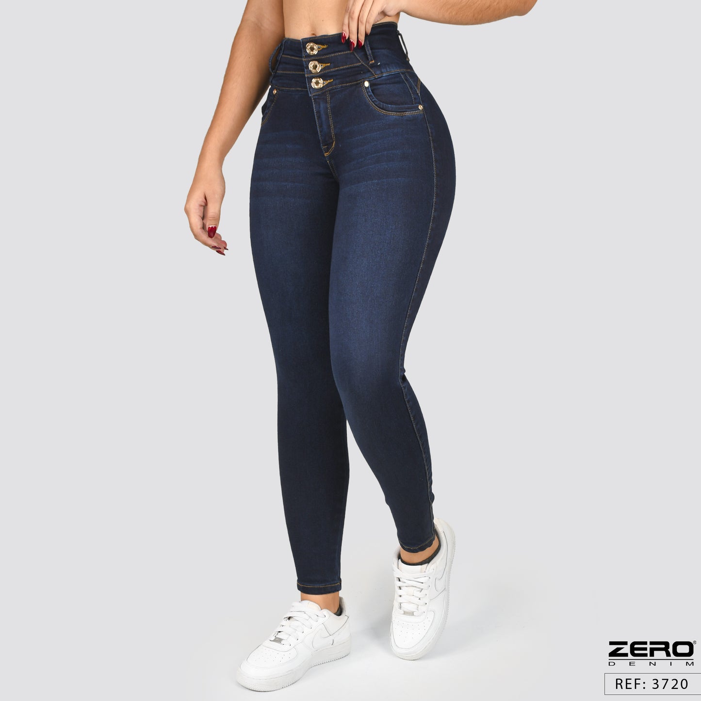 Jeans Skinny Tiro Alto 3720