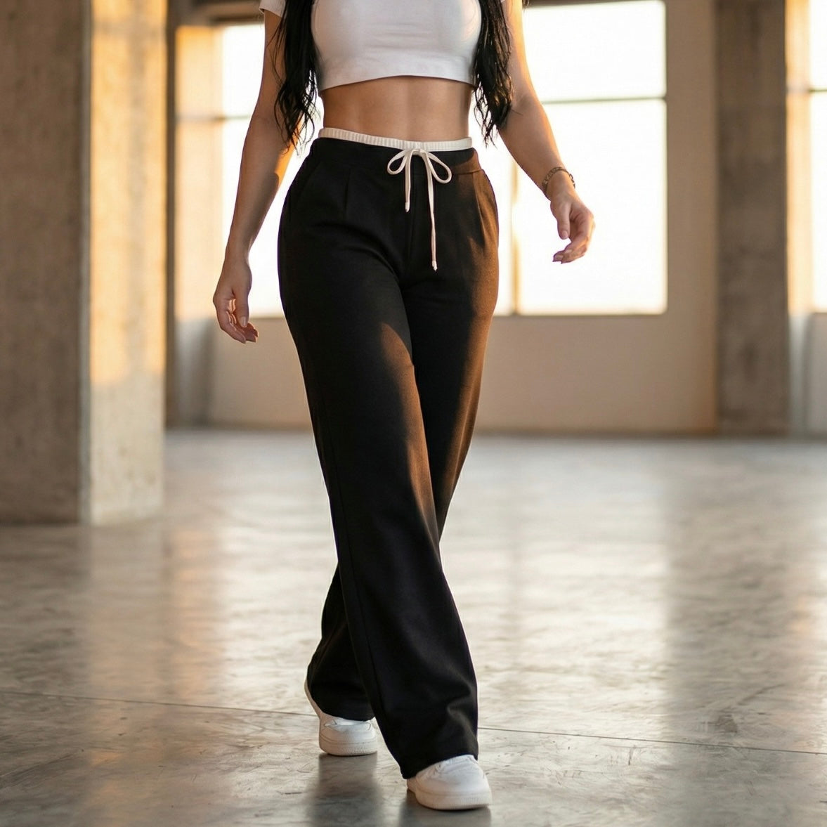 Pantalón Bota Recta Tiro Alto S7590