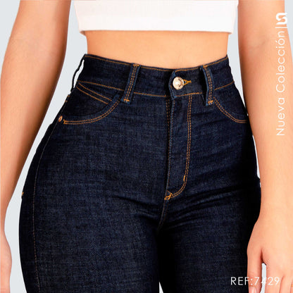 Jeans Skinny Tiro Alto S7429