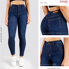 Cargar imagen en el visor de la galería, Jeans Skinny Tiro Alto S7433