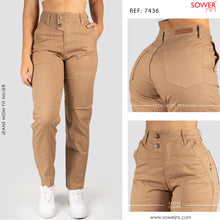 Cargar imagen en el visor de la galería, Jeans Mom Fit Tiro Alto S7436