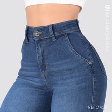 Cargar imagen en el visor de la galería, Jeans Skinny Tiro Alto S7438