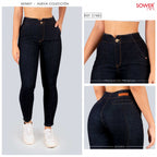 Jeans Skinny Tiro Alto S7480