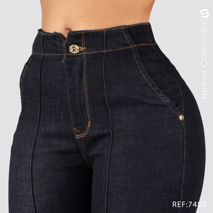 Jeans Skinny Tiro Alto 7480