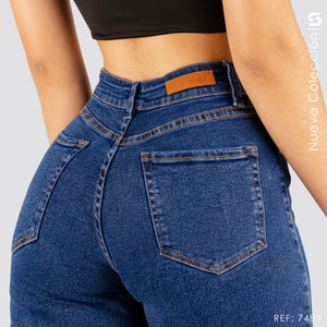 Mom Jeans Tiro Alto S7483