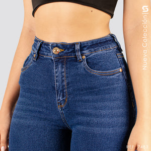 Mom Jeans Tiro Alto S7483