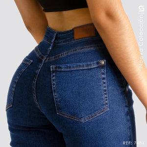 Mom Jeans Tiro Alto S7484