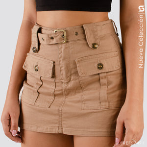 Falda Short Tiro Alto S7491