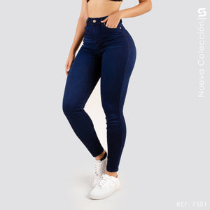 Jeans Skinny Tiro Alto S7501