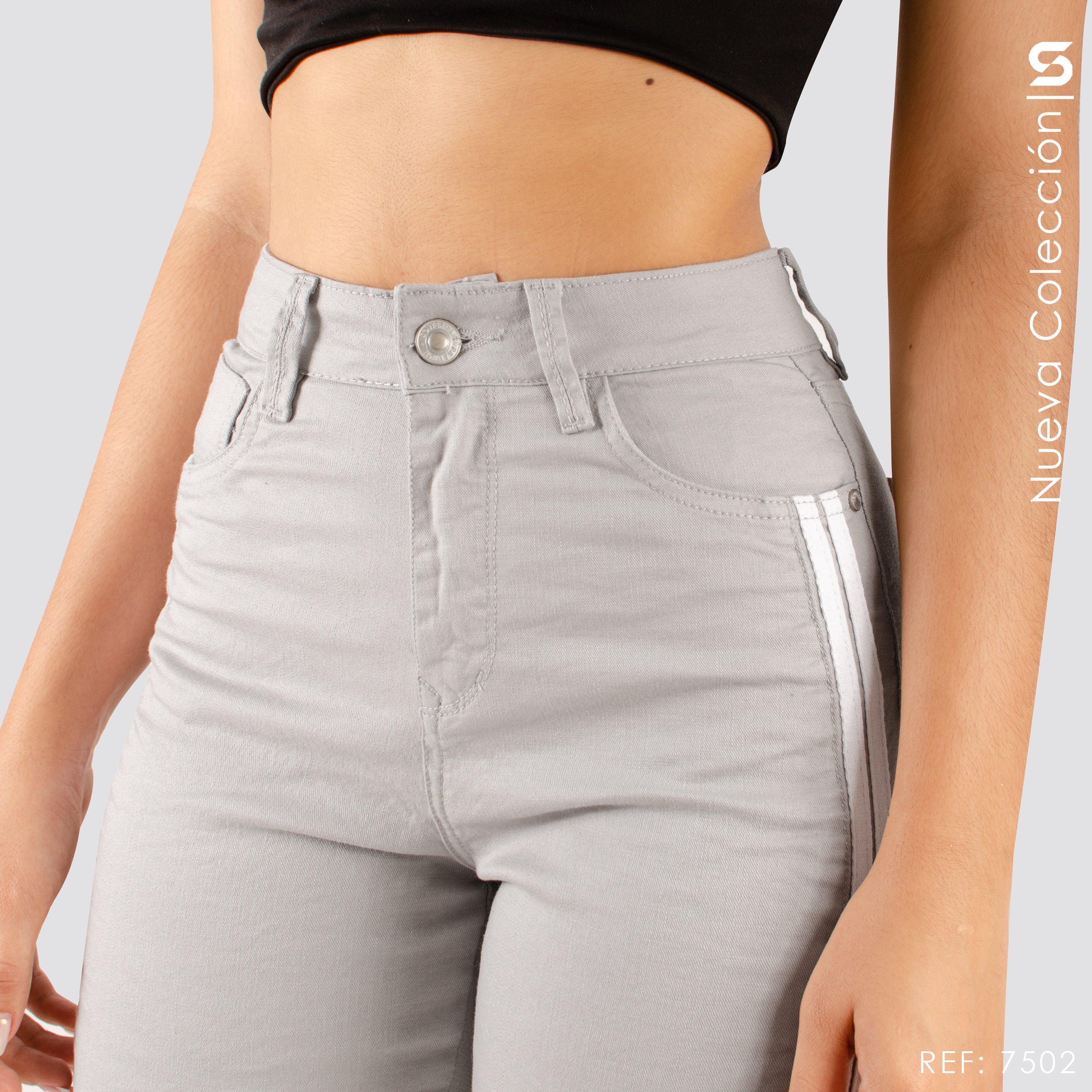 Pantalón Mom Jeans Tiro Alto S7502