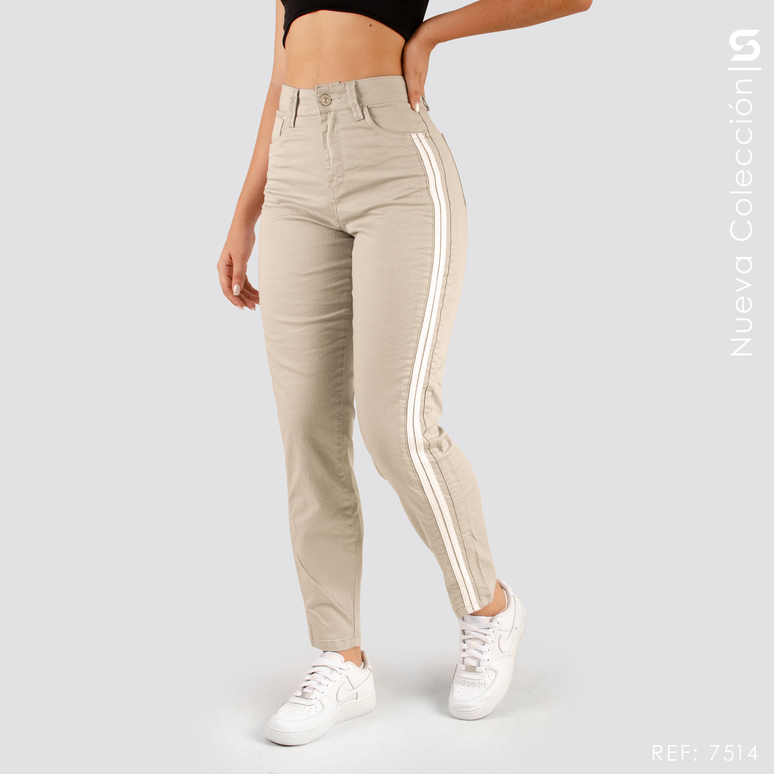 Pantalón Mom Jeans Tiro Alto S7514