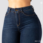 Jeans Skinny Tiro Alto S7528