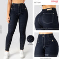 Jeans Skinny Tiro Alto S7530-P