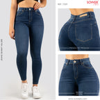 Jeans Skinny Tiro Alto S7539