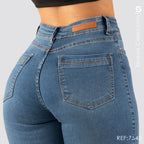 Jeans Skinny Tiro Alto S7540