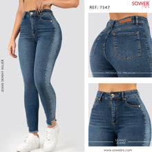Cargar imagen en el visor de la galería, Jeans Skinny Tiro Alto S7547