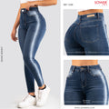 Jeans Skinny Tiro Alto S7548