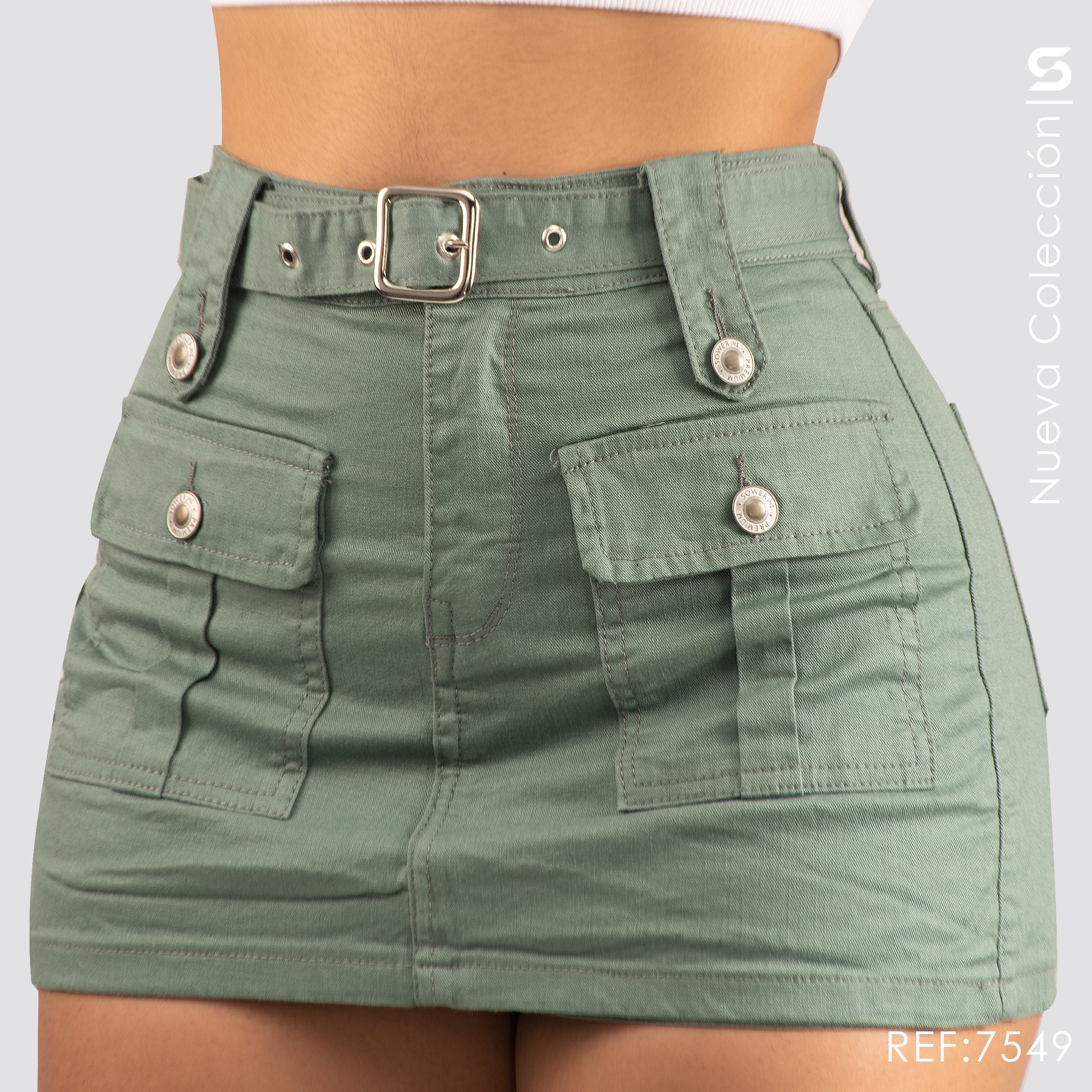 Falda Short Tiro Alto S7549