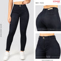 Jeans Skinny Tiro Alto S7555