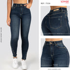 Jeans Skinny Tiro Alto S7556