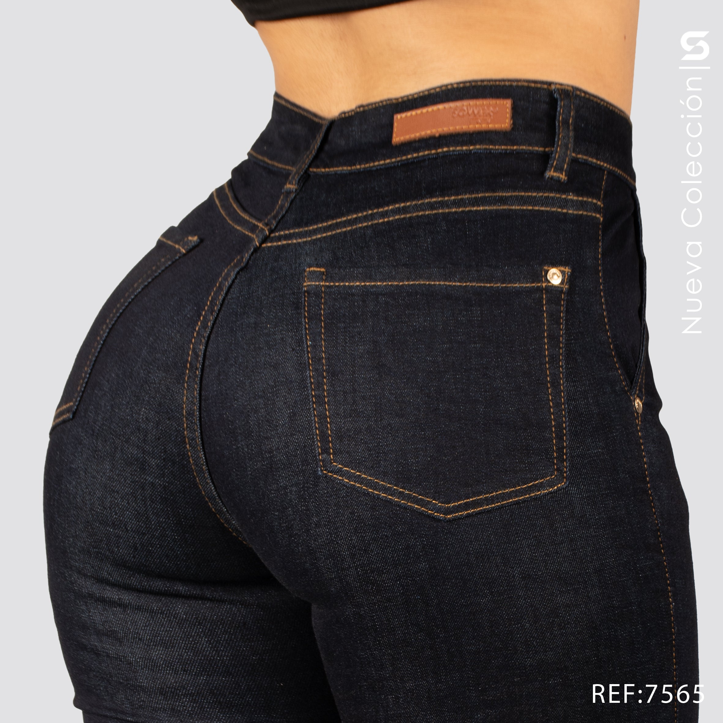 Jeans Skinny Tiro Alto S7565