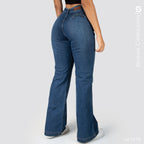 Jeans Mom Flare Tiro Alto S7579