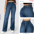 Jeans Mom Flare Tiro Alto S7579