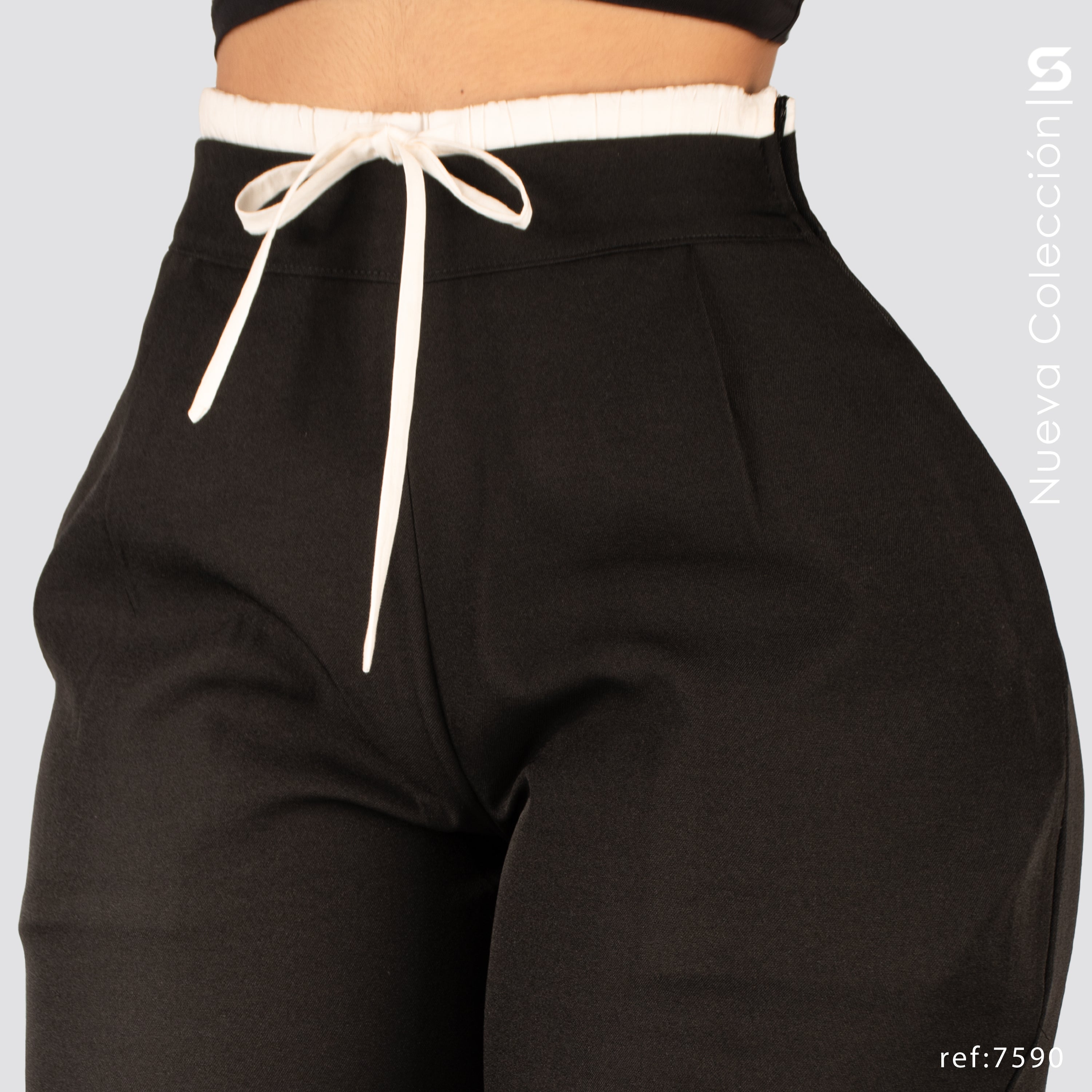 Pantalón Bota Recta Tiro Alto S7590