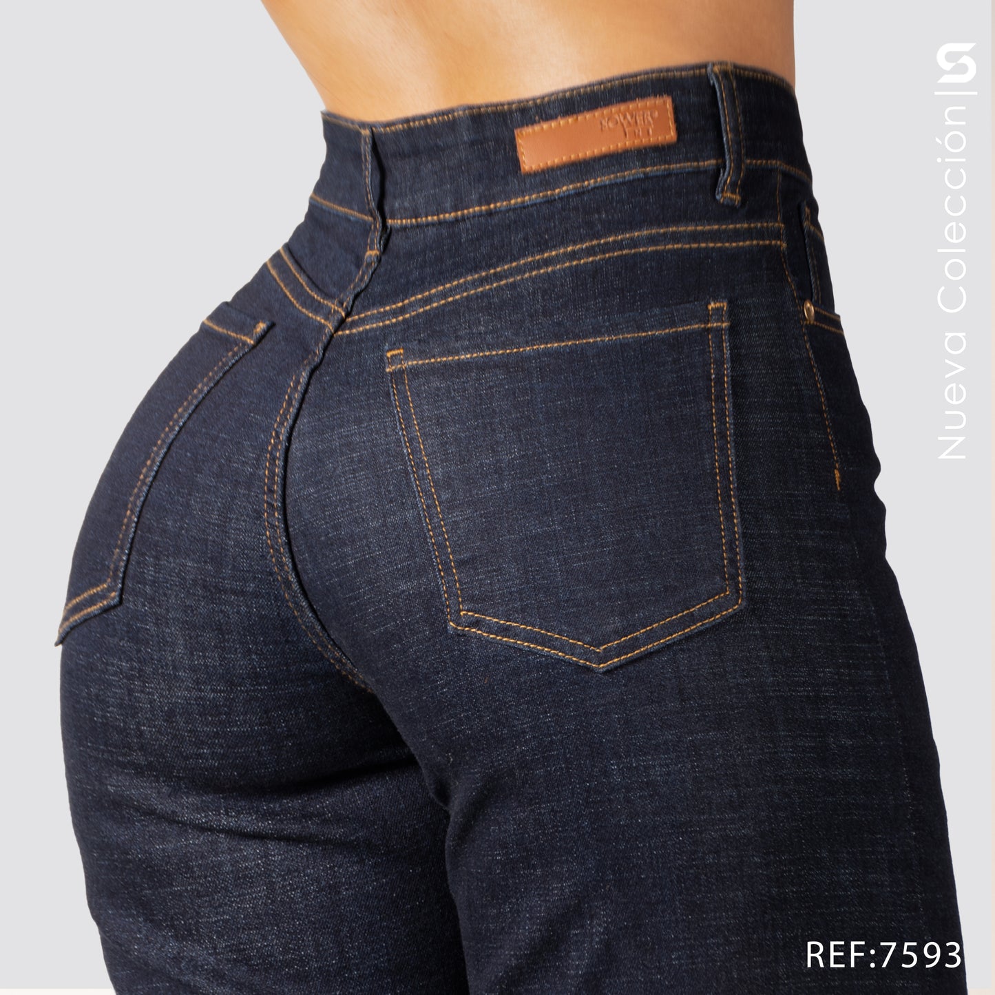 Jeans Mom Flare Tiro Alto S7593