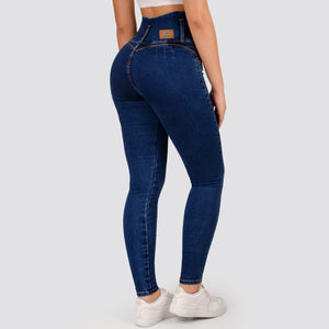 Jeans Skinny Tiro Alto Medio Z1035