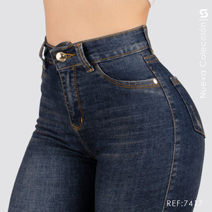 Jeans Skinny Tiro Alto S7417