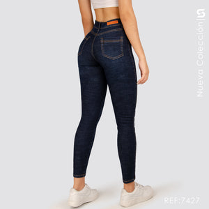 Jeans Skinny Tiro Alto S7427