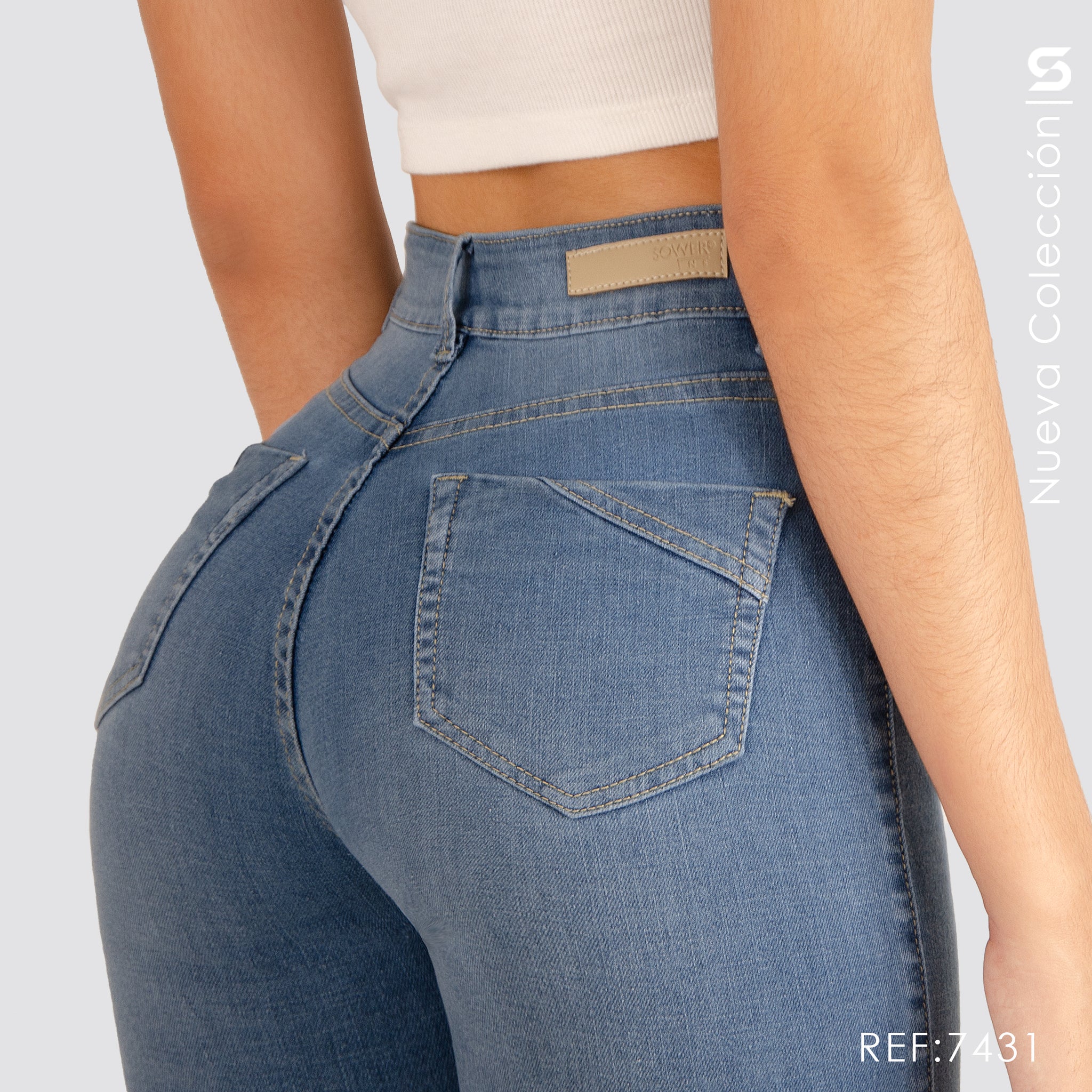 Jeans Skinny Tiro Alto S7431 – SOWER JNS
