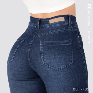 Jeans Skinny Tiro Alto S7435