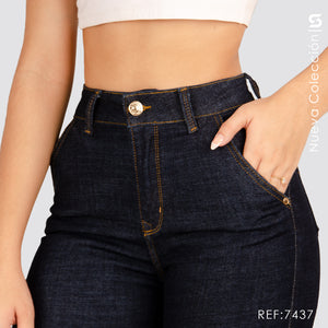 Jeans Skinny Tiro Alto S7437